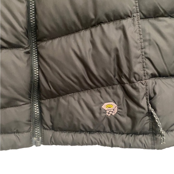 WOMEN MOUNTAIN HARDWEAR Lightweight Size S/P Petite Down-filled Black Jacket - Picture 6 of 9